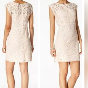 Vince Camuto Pink Guipure Lace  Dress. Soft Girl.